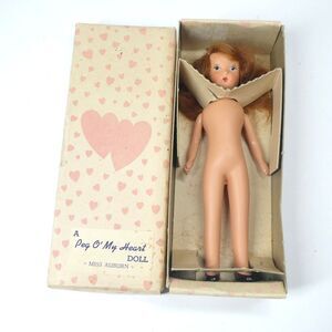 Kerr & Hinz Peg O' My Heart Doll Miss Auburn Bisque 7" Model A Vintage w/Box